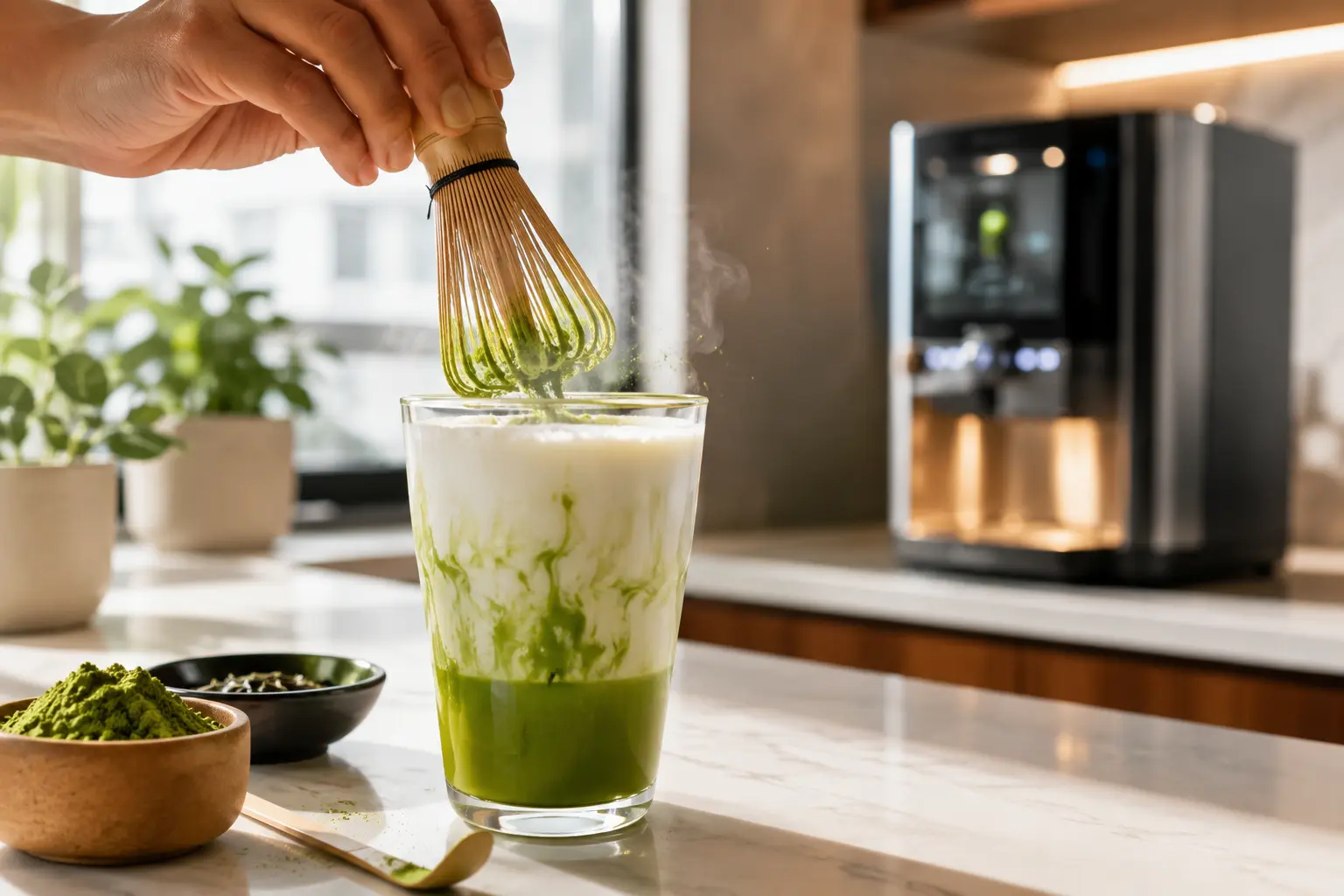 Assam matcha tea