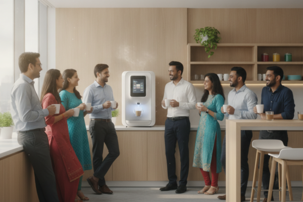 smart office beverage vending in India — Hot Cups machine