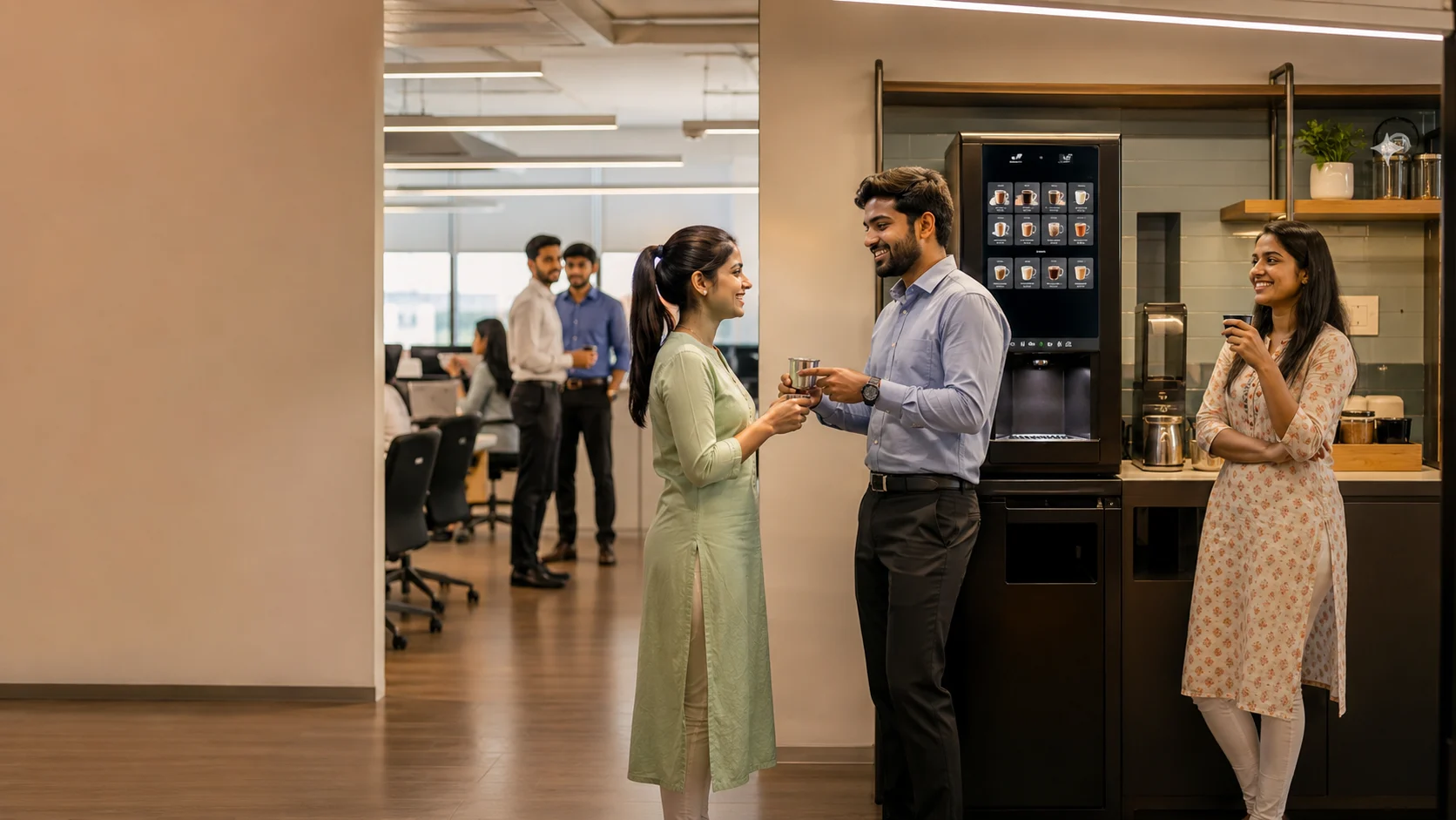 office beverage solutions in India — Hot Cups filter coffee and tea